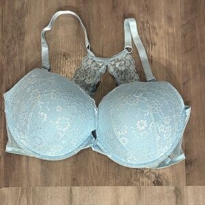 Victoria's Secret Sky Blue Lace Bra